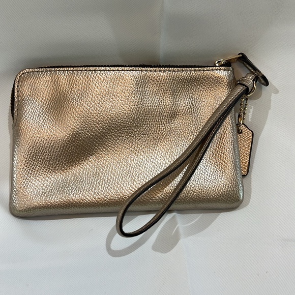 Coach Metallic Wristlet Clutch - Picture 2 of 2